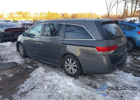 2016 Honda Odyssey Se из США, поврежденный, VIN 5FNRL5H35GB155939